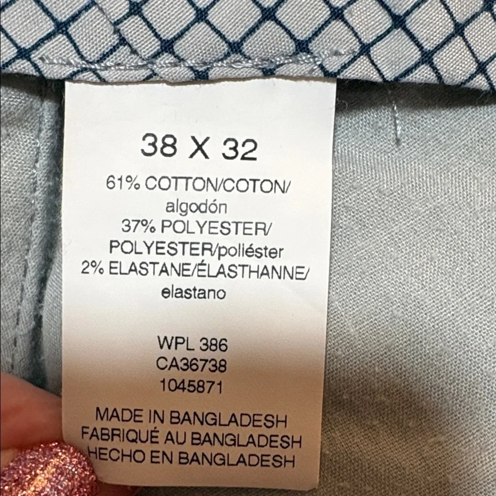 Haggar Men's Cream Pants 38x32
